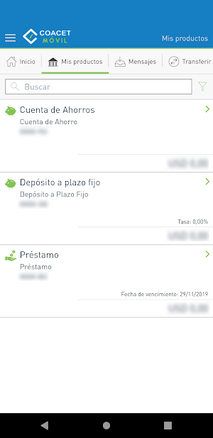 COACET Móvil Screenshot 2