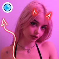 Neon Horns Devil Photo Editor