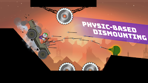 Ragdoll Dismount: Stickman Fly Screenshot 2