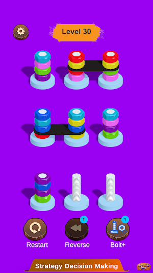 Nuts Bolts - Color Sorting Gam Screenshot 0