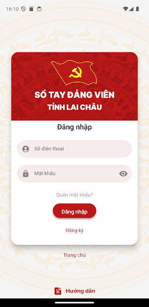 Sổ tay Đảng viên Lai Châu Screenshot 1