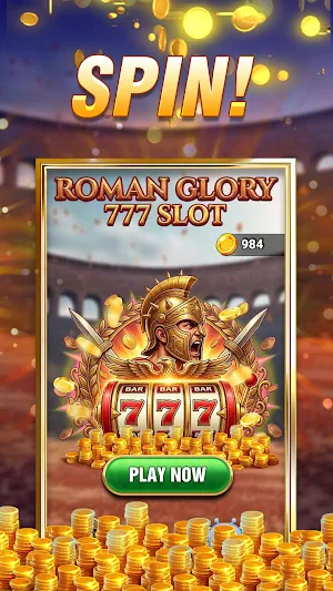 Roman Glory 777 Slot Screenshot 1