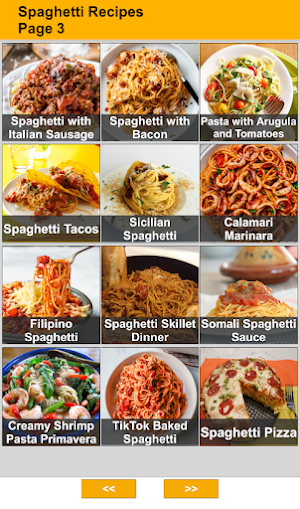 Homemade Spaghetti Recipes Screenshot 2