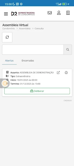 D2 Administradora Screenshot 3