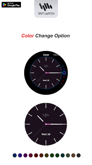 SamWatch Simple Analog 46 Screenshot 3