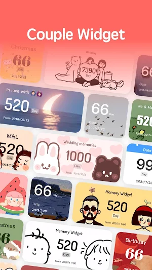 Memories - Love Days Counter Screenshot 1