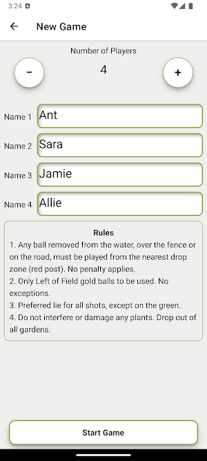 Mount Field Golf Screenshot 1