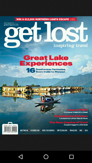 get lost Travel Magazine Screenshot 0