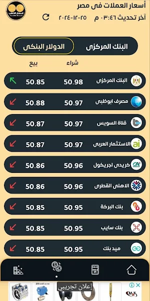 اسعار الذهب سعر الدولار اليوم Screenshot 1