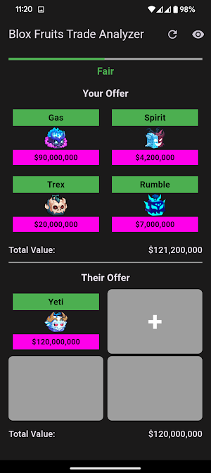 Blox Fruits Trade Analyzer Screenshot 2