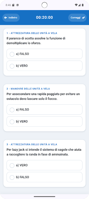 Quiz Vela Patente Nautica Screenshot 2