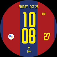 Red Blue Watch Face