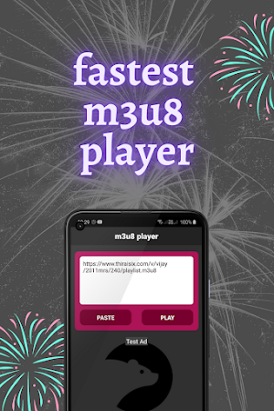 m3u8 player Screenshot 1