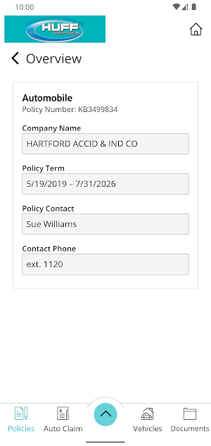 Huff Insurance Screenshot 3