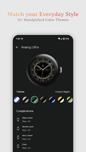 Analog Ultra Watch Face Screenshot 2
