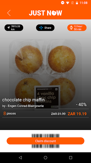 JustNow Food Screenshot 2