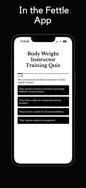 Fettle Fitness Education Screenshot 3