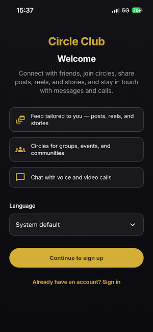 Circle Clubs Screenshot 3