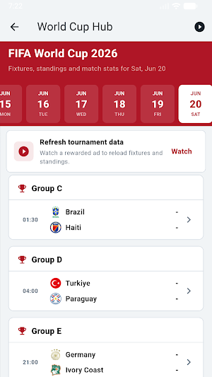 T Sports - Live Scores Screenshot 2