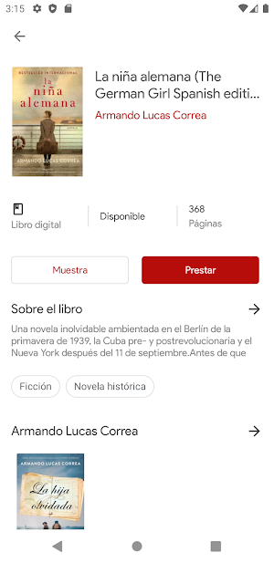 Biblio-e Instituto Cervantes Screenshot 3