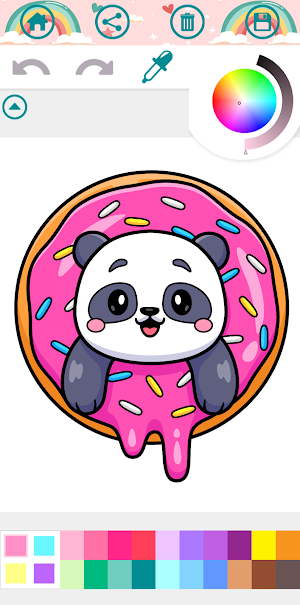 Kawaii Coloring Book Game Screenshot 3