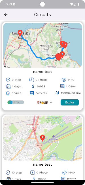 OuiTrips Screenshot 2