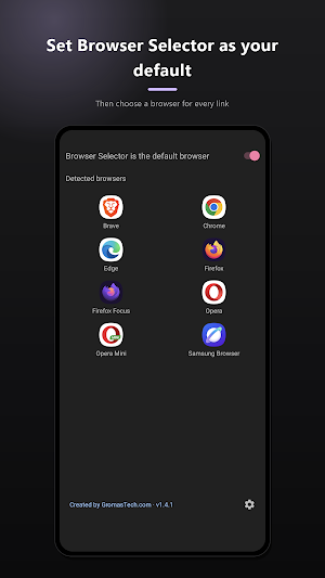 Browser Selector Screenshot 2