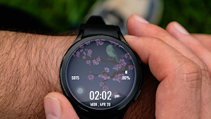 3D Cherry Blossom Watch Face Screenshot 0