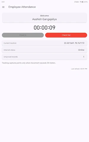 Field Force Management App Screenshot 1