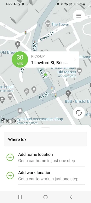 AA Taxis Bristol Screenshot 1