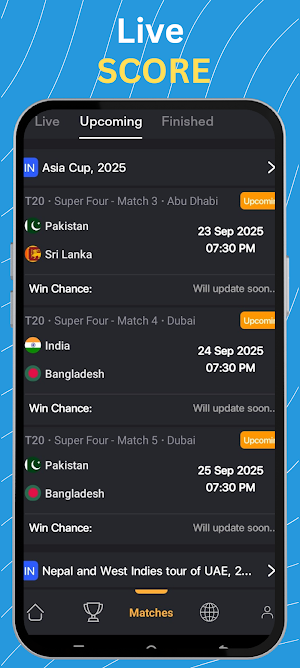 Live Cricket TV HD Screenshot 3