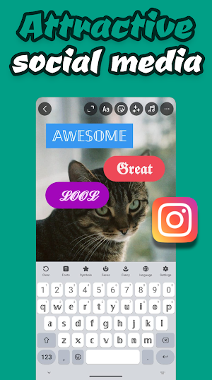 Fonts Keyboard Emoji & Themes Screenshot 2
