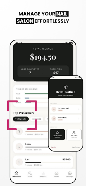 Naly – Nail Salon Management Screenshot 0