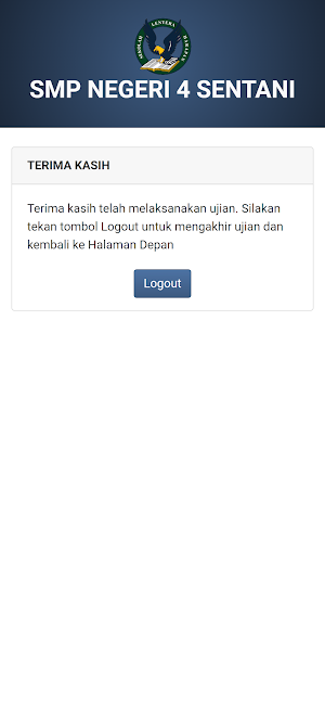 Exam Client SMPN 4 SENTANI v5 Screenshot 3