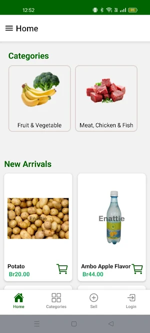 Grocery @Enattie Screenshot 1