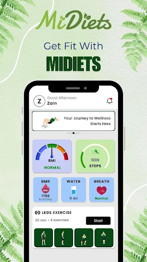 MiDiets: Fitness & Diet Plans Screenshot 0
