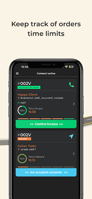 Great Food Courier Screenshot 2