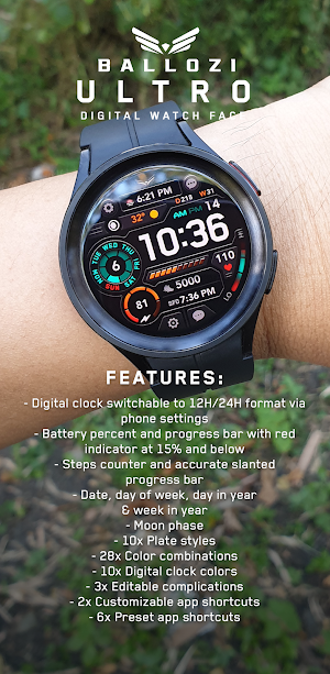 BALLOZI ULTRO Watch Face Screenshot 1