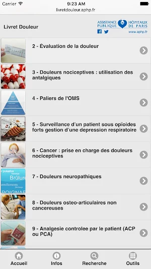 Livret Douleur AP-HP Screenshot 0