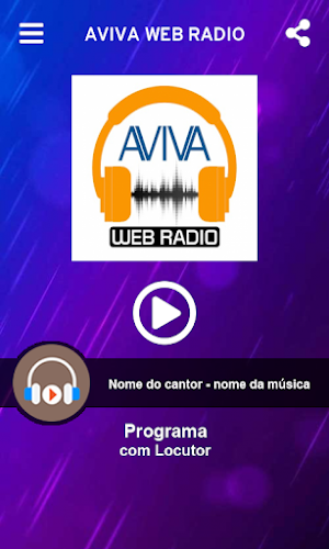 AVIVA WEB RADIO Screenshot 0