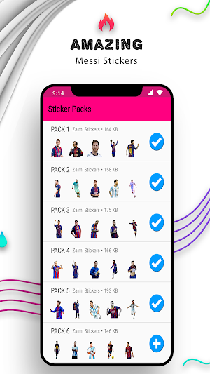 WAStickerApps - Messi Stickers Screenshot 0