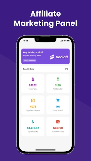 Sociaff - Affiliate Marketing Screenshot 1