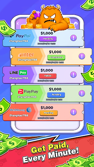 Cannon Cash Merge: Earn Money Screenshot 2