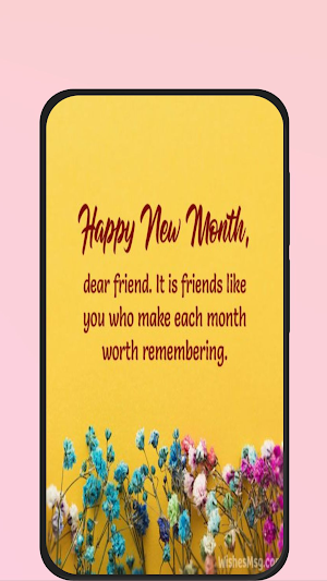 Happy New Month Wishes Screenshot 1