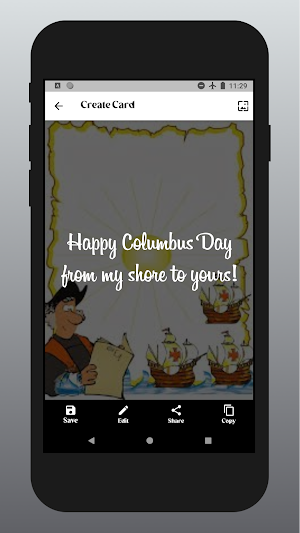 Columbus Day Greetings Screenshot 3