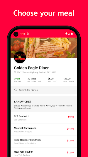 Golden Eagle Diner Screenshot 0