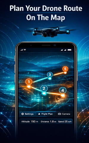 Drone Flight Planner & Route Screenshot 0