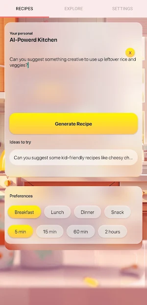 AI Recipe: Recipes Generator Screenshot 1