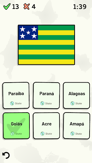 States of Brazil Quiz Screenshot 1