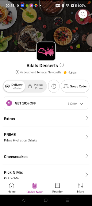 Bilals Desserts Screenshot 1